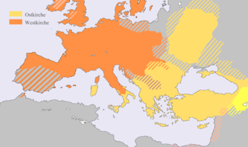 Western Christianity in the middle of the 11th century