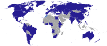 States with embassies from Israel