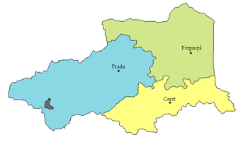 Karte der drei Arrondissements