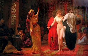 Пазар на бели роби, Доменико Росо, 1884 г.  