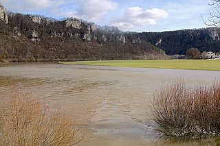 Danube at high water (Beuron)
