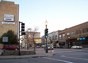 El centro de Oshkosh en 2006  