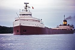 SS Edmund Fitzgerald v roce 1971