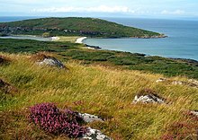 Tombolo between Eilean Gharb and Gigha (Scotland)