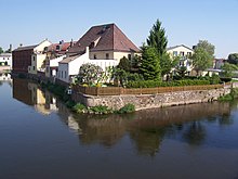 Mühlinsel on the border of the districts Mitte and Berg