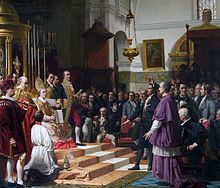 Swearing in of the deputies of the Cortes in 1810, José Casado del Alisal, 1863