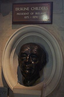 Memorial aos Erskine Childers na Catedral de St. Patrick, Dublin.