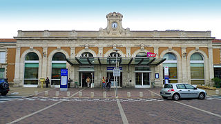 Narbonne train station.