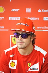Fernando Alonso sijoittui kuljettajien MM-sarjassa toiseksi, kolme pistettä Vettelin takana.