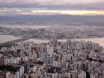 Florianópolis, hovedstaden i Santa Catarina.
