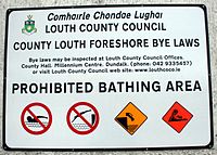 Oznámení o zákonech Rady v Port Oriel, Clogher Head