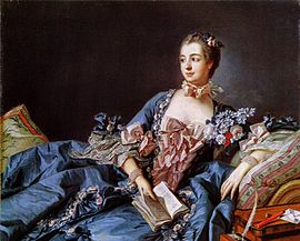 Madame de Pompadour, die Mätresse von König Ludwig XV. von Frankreich, um 1750