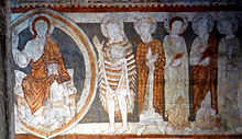 Christ with John and other saints, giant gate around 1240