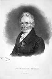Friedrich Mohs, lithograph by Joseph Kriehuber, 1832