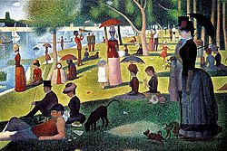 Georges-Pierre Seurat, Søndag eftermiddag på øen La Grande Jatte 1884-1886  