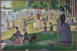Georges'as Seurat, "Sekmadienio popietė Didžiojoje Žatoje"(1886)