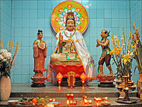 Representación de Guan Yin en Vietnam.  