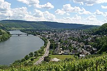 View of Güls and the Moselle