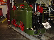 Dette fotografi af et lokomotiv, der blev brugt af Guinness-bryggeriet, var det første, der blev doneret til det smalsporede jernbanemuseum.