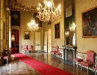 Sál Palazzo Chiablese, Turín.  