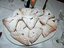 Hamantaschen with poppy seeds
