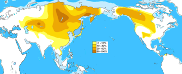 Distribution of haplogrupo C3