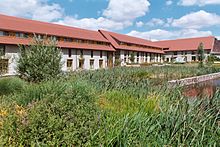 Moderne indkvartering for nonner, Helfta Kloster (Lutherstadt Eisleben).  