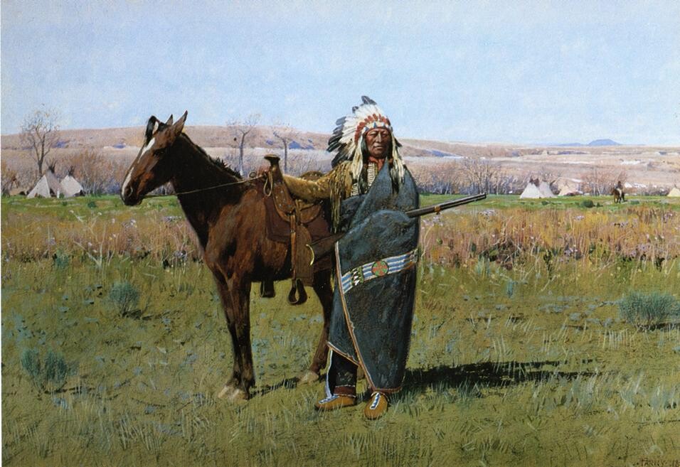 Lakota-siouxernes plettede hale  