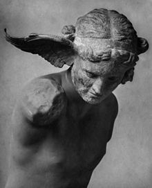 Bronze head of Hypnos (torso reconstructed in a modern way)