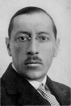 Strawinsky im Jahr 1921