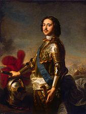 Tsar Peter I the Great, founder of the renewed Russian Empire