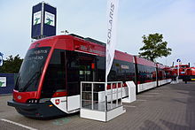 Latest generation tramcar, in operation since April 2015