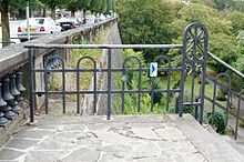 Way of St. James in Luxembourg at the Boulevard Franklin Delano Roosevelt, Departure to the whipping post