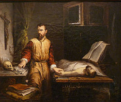 Ambroise Paré und die Untersuchung eines Patienten