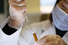 Research on a vaccine in Japan