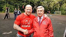 Martial artist Jeff Monson at a KPRF sporting event (July 14, 2016). .