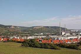Kernberg and Johannisberg near Lobeda seen from Winzerla