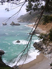 Pacific coast near Big Sur