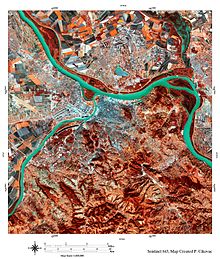 Hydrological situation of Belgrade at the confluence of two lowland streams