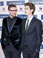 Timberlake &amp; Andrew Garfield var med i filmen The Social Network sammen  