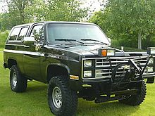 1985-1988 K5 Blazerの除雪用装備