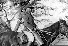 1914: Reiter der deutschen Schutztruppe in Deutsch-Südwestafrika