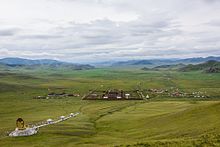 Monastery Amarbajasgalant in the north of Mongolia