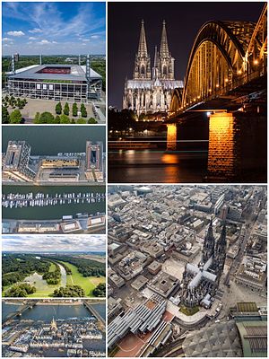 Rheinenergiestadion, Rheinauhafen, Outer Green Belt, Cologne Old Town, Cologne Cathedral