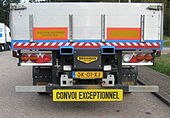 Two rear marker boards
