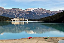 View of Lake Louise in Banff National Park