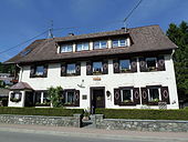 House in Lenzkirch with memorial plaque (2010)