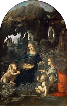 Klippernes Jomfru , Louvre, muligvis 1505-1508.  