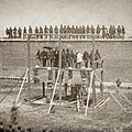 Hanging of people convicted of helping in the assassination of Abraham Lincoln (1865)