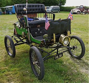 1901 Locomobile (omgedoopt tot Stanley Steamer)  